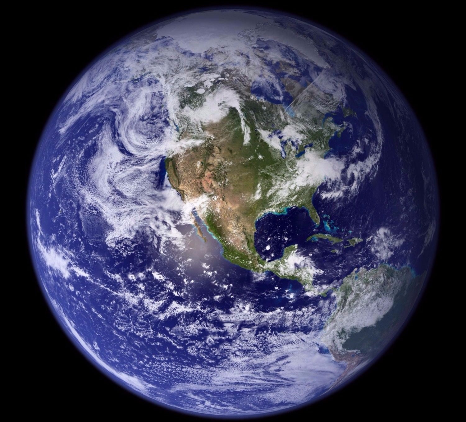 The Earth seen from space